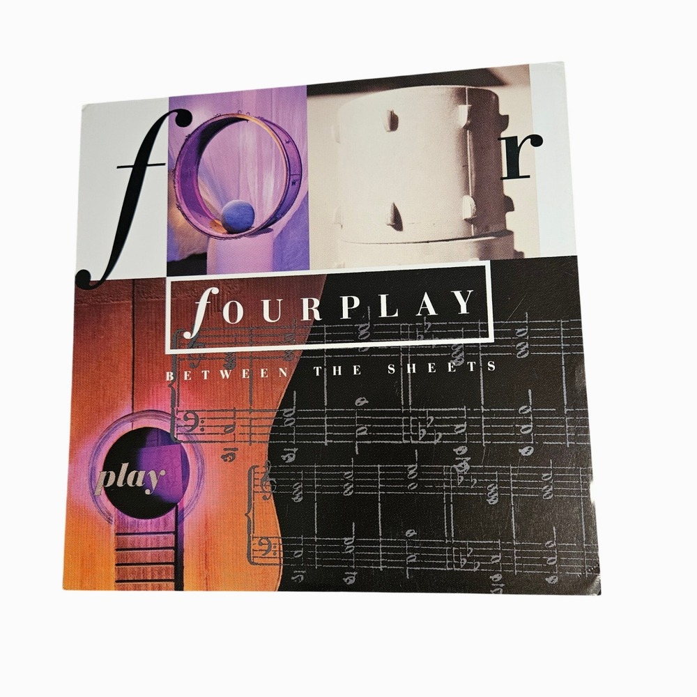 Fourplay Between The Sheets 12x12 Double Sided Promo Flat Poster Vintage 1993